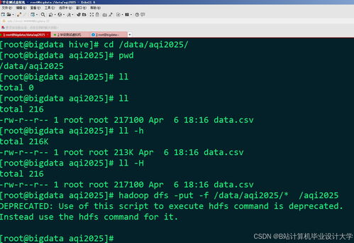 基于Hadoop、Spark與Hive的空氣質(zhì)量預(yù)測(cè)與分析可視化系統(tǒng)設(shè)計(jì)與實(shí)現(xiàn)